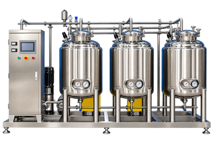 3-Tank Clean-in-Place (CIP) System