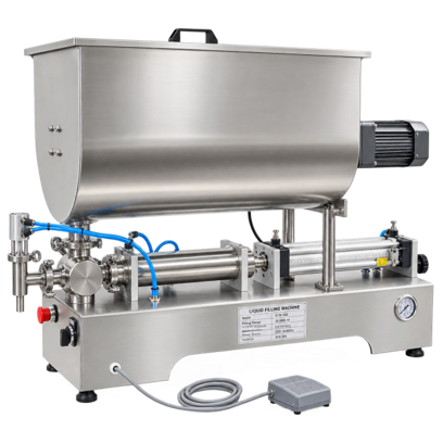 Semi-Auto Filling Machine with Hopper & Agitator